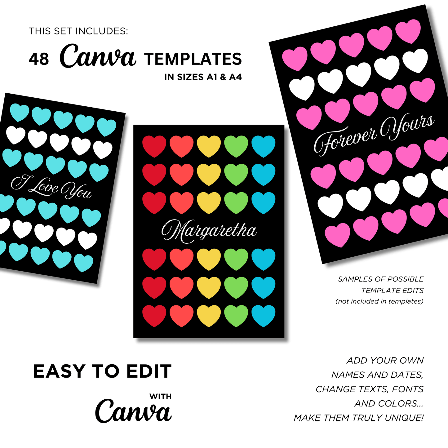 Canva Templates - Love Art - Posters