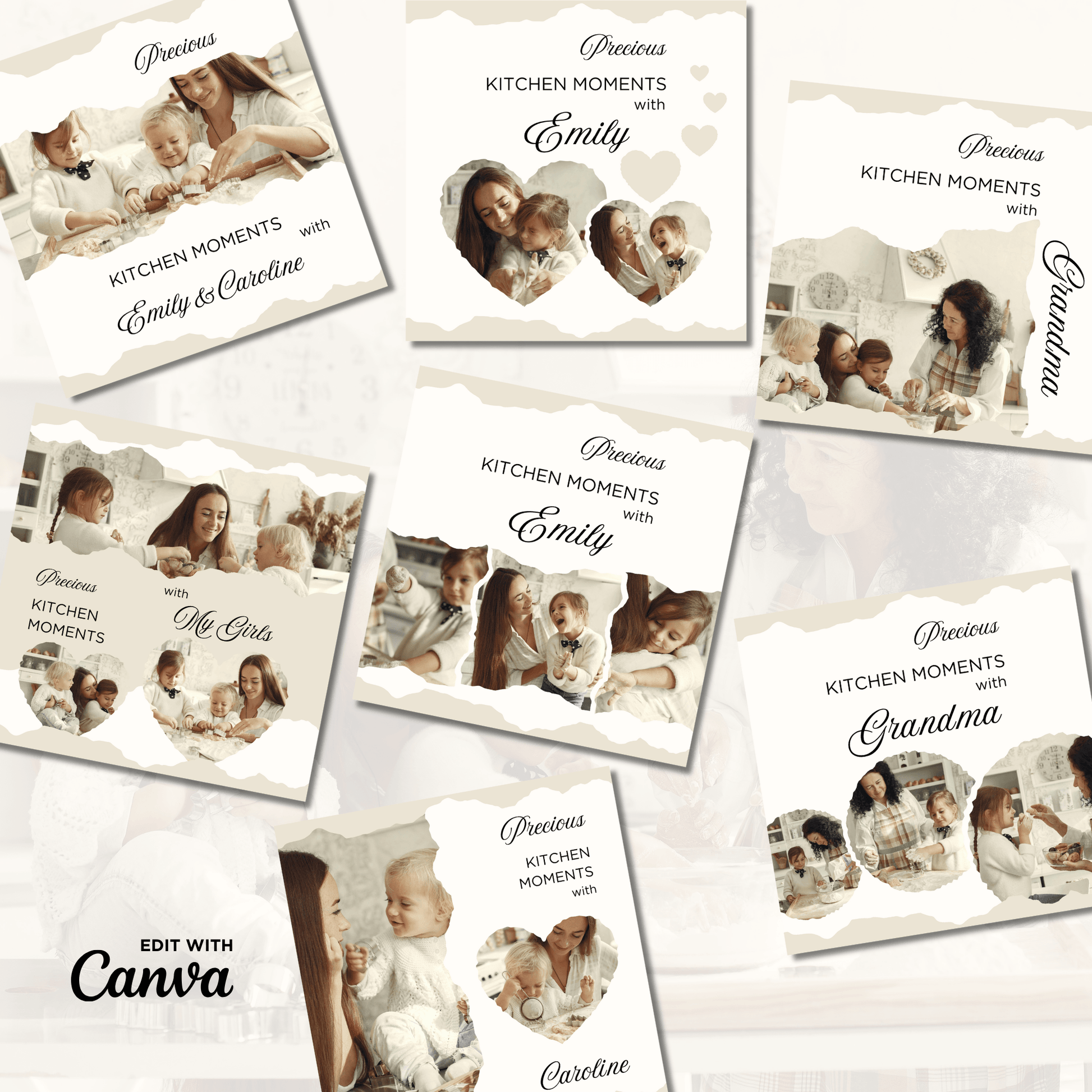 Canva Templates - Precious Family Recipes - Book