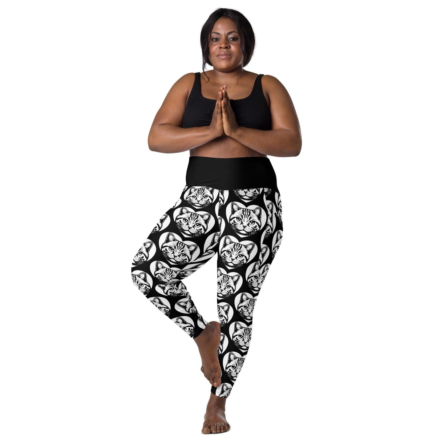 CAT BREED LEGGINGS with pockets - AMERICAN SHORTHAIR - HERTTAHOUND