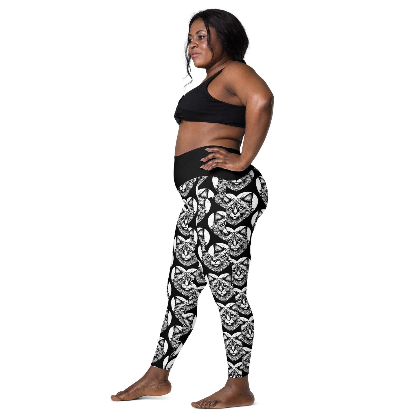 CAT BREED LEGGINGS with pockets - BALINESE - HERTTAHOUND