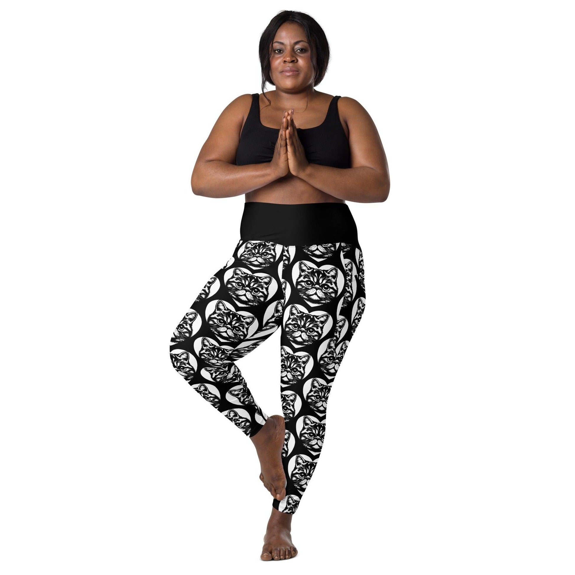 CAT BREED LEGGINGS with pockets - EXOTIC SHORTHAIR - HERTTAHOUND