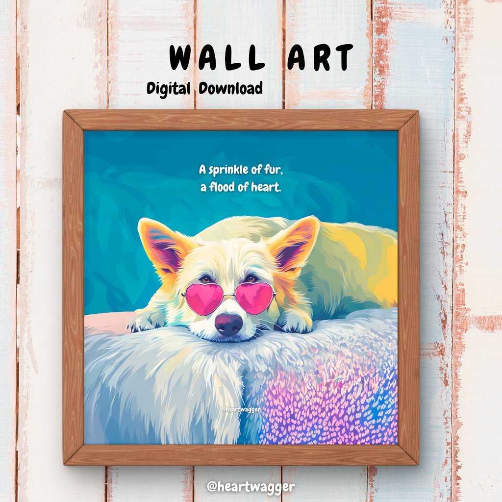 DIGITAL ART - A sprinkle of fur, a flood of heart