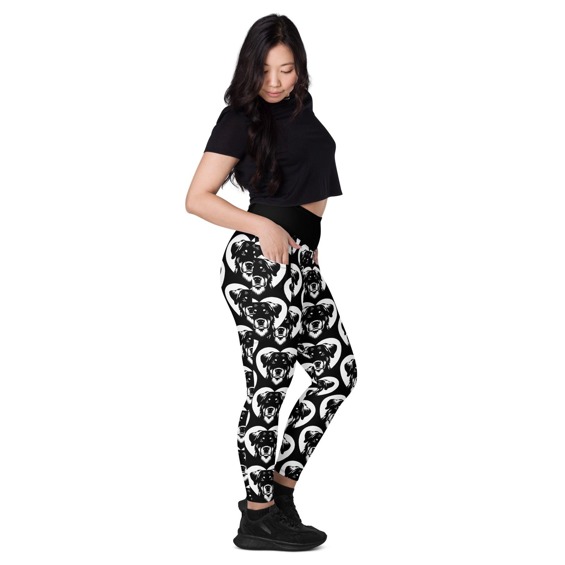 Dog breed leggings with pockets - BEAUCERON - HERTTAHOUND