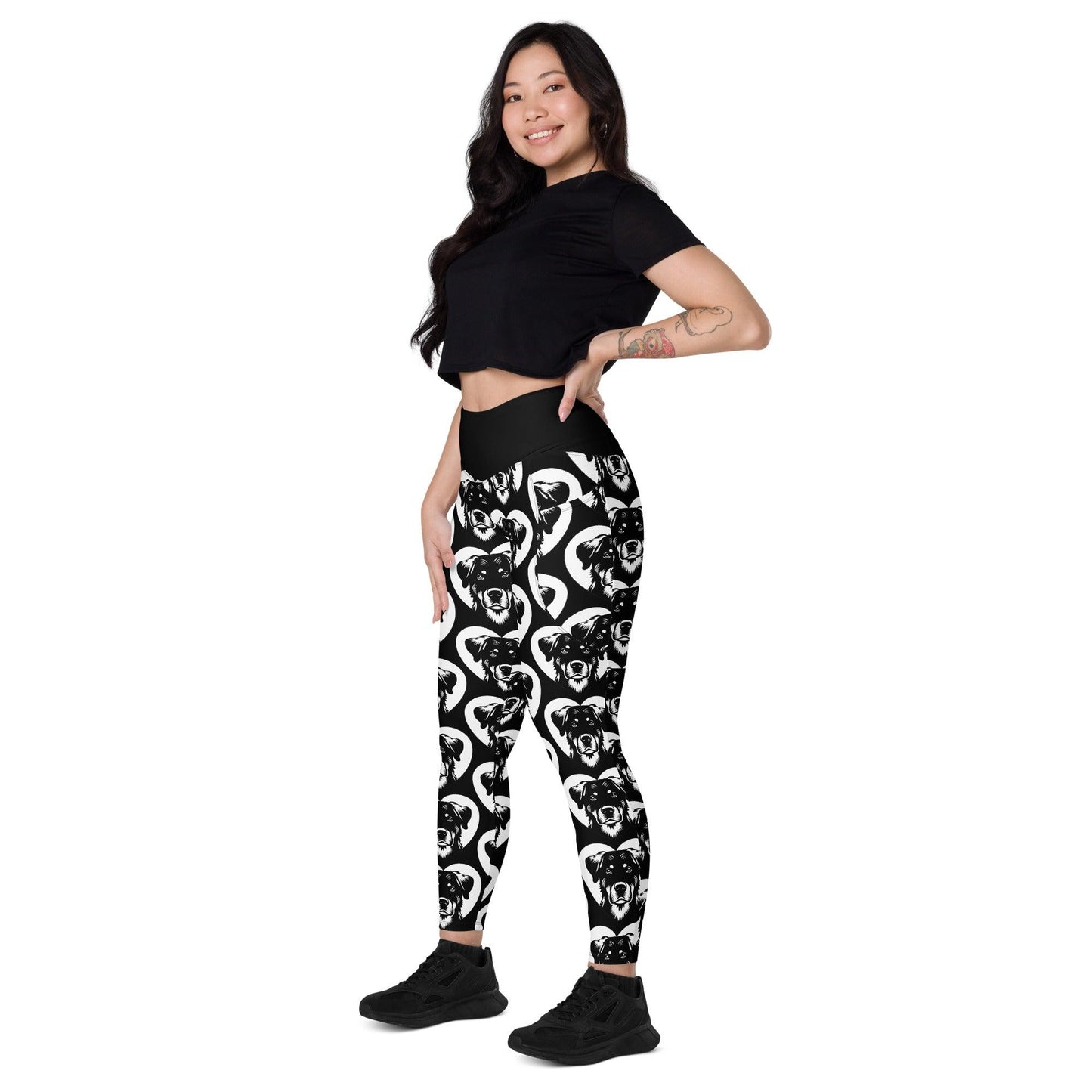 Dog breed leggings with pockets - BEAUCERON - HERTTAHOUND