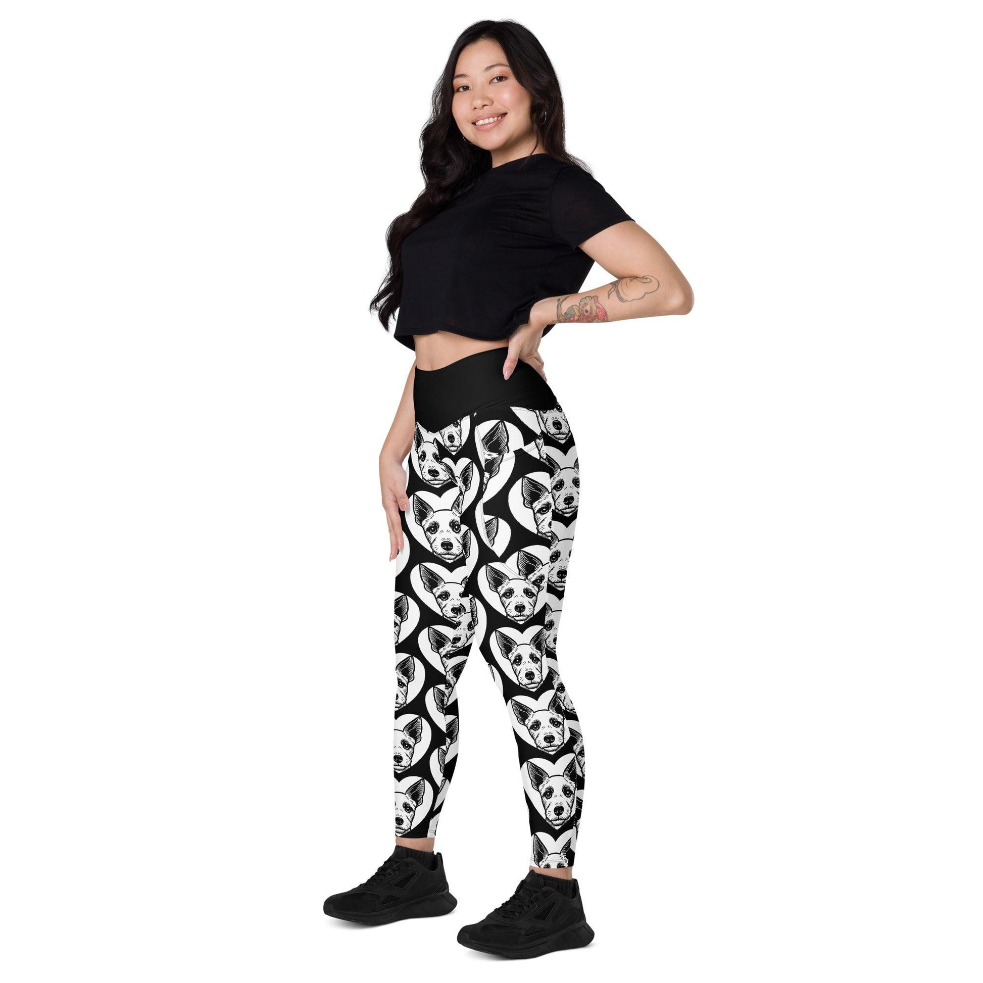 Dog breed leggings with pockets - BRAZILIAN TERRIER - HERTTAHOUND