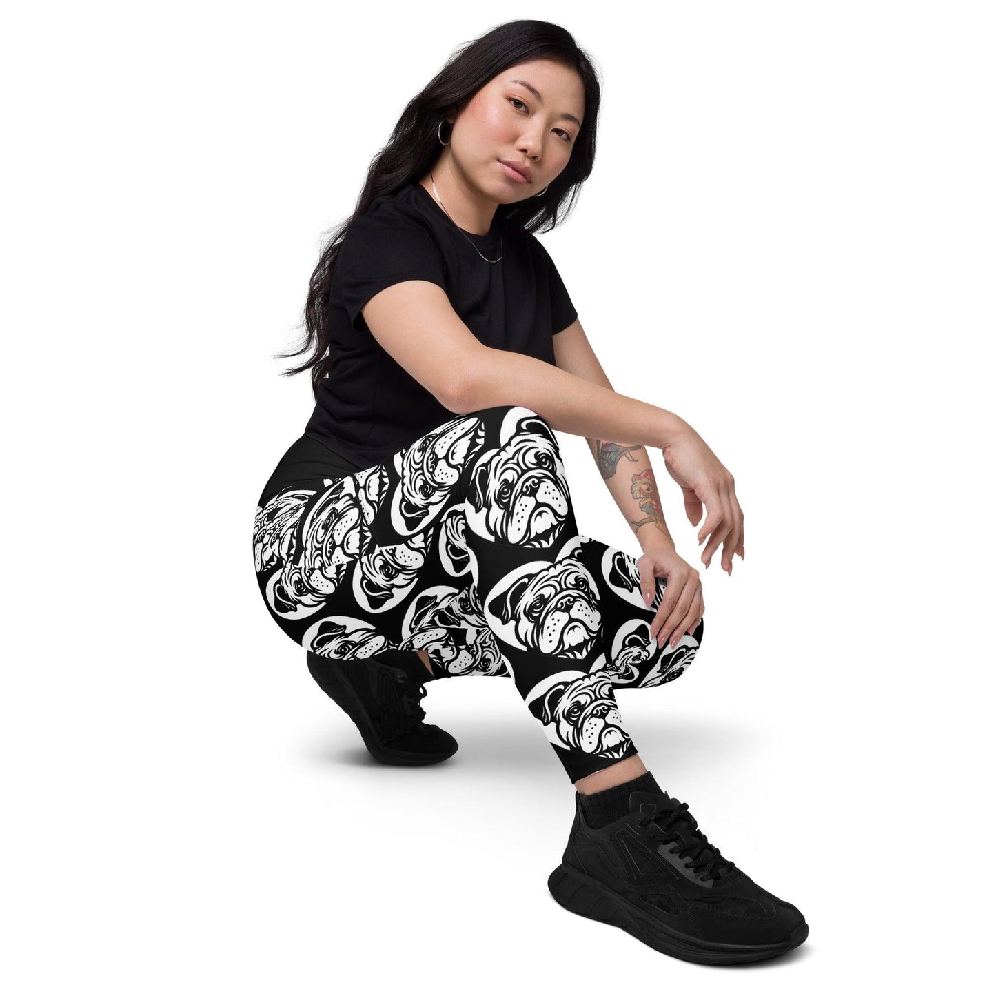Dog breed leggings with pockets - BULLDOG - HERTTAHOUND 6XL