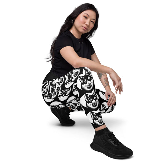 Dog breed leggings with pockets - CESKOSLOVENSKÝ VLCIÀK - HERTTAHOUND 6XL