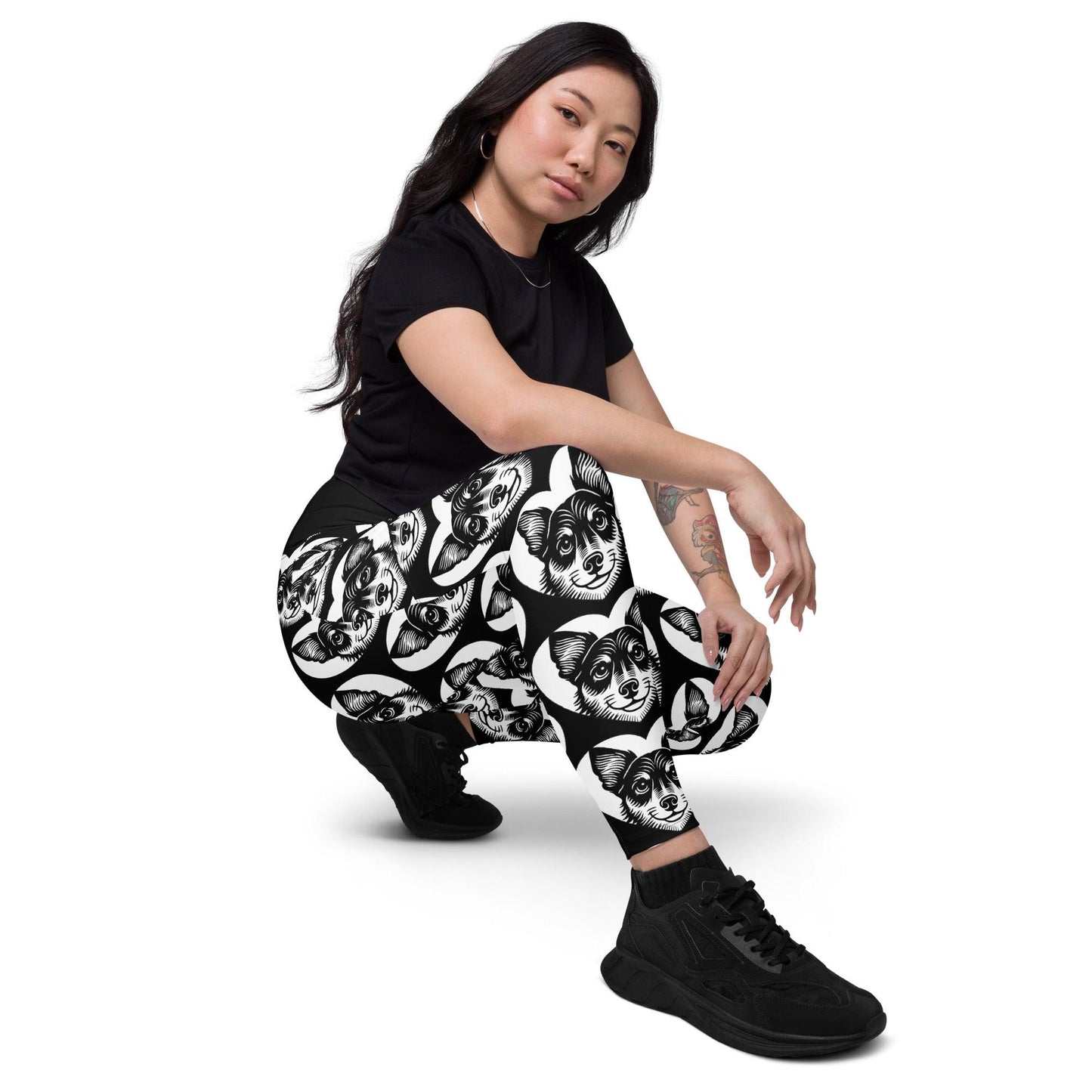 Dog breed leggings with pockets - LANCASHIRE HEELER 2 - HERTTAHOUND 6XL