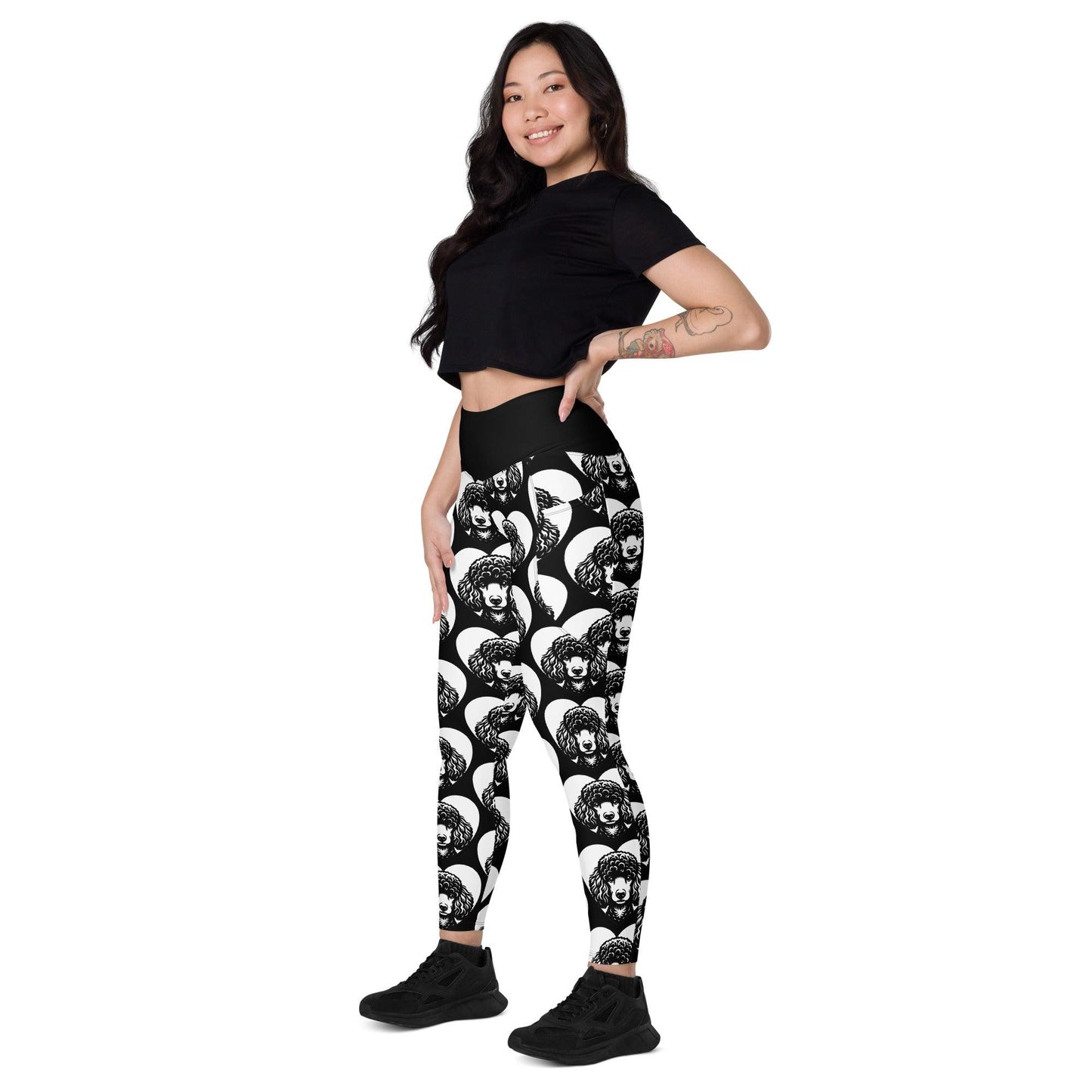 Dog breed leggings with pockets - POODLE 3 - HERTTAHOUND