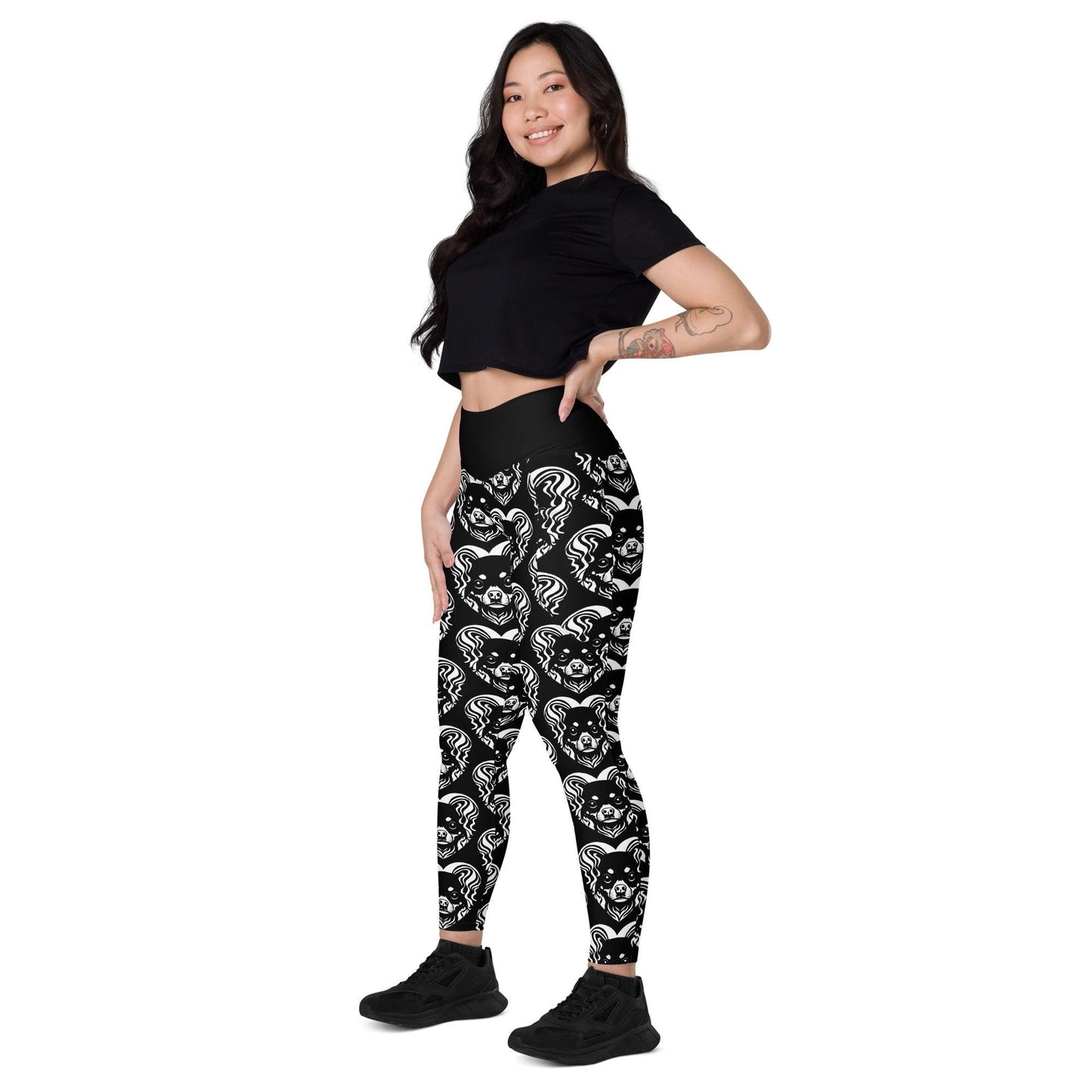 Dog breed leggings with pockets - RUSSIAN TOY - HERTTAHOUND