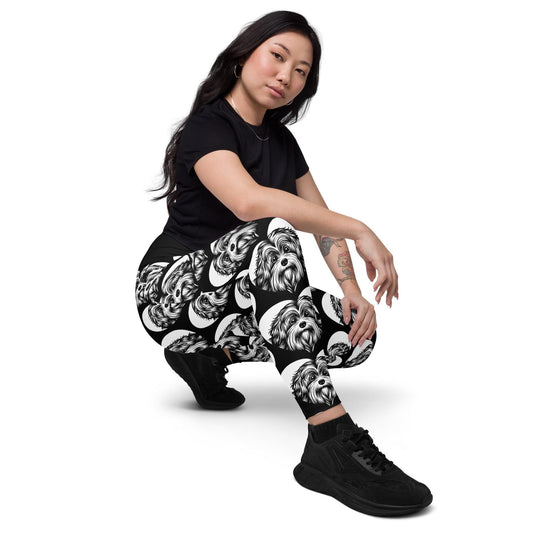 Dog breed leggings with pockets - TIBETAN TERRIER - HERTTAHOUND 6XL