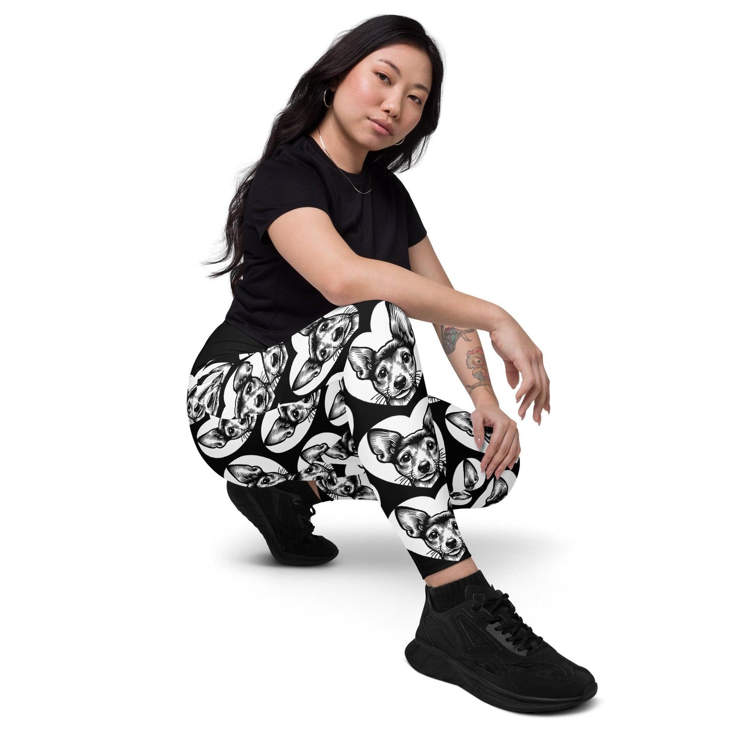 Dog breed leggings with pockets - TOY FOX TERRIER - HERTTAHOUND 6XL