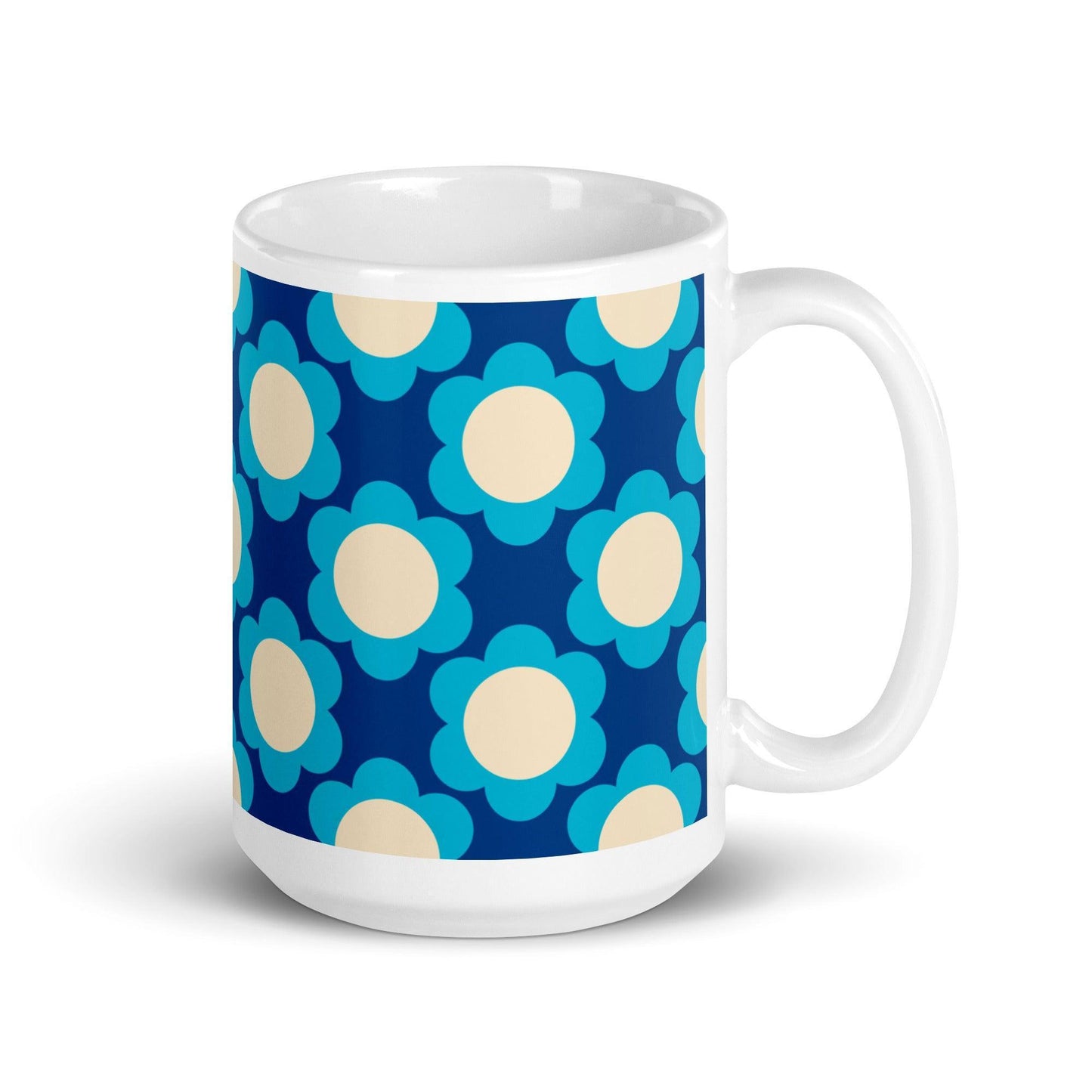 Mug - ELLIE blue - Classic Flower Print