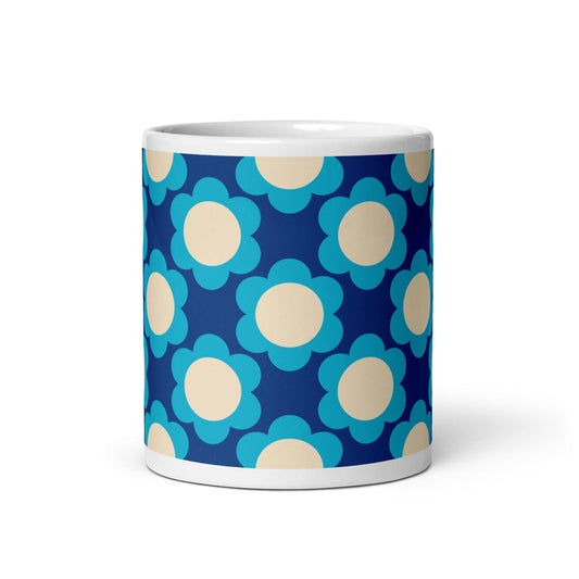 Mug - ELLIE blue - Classic Flower Print