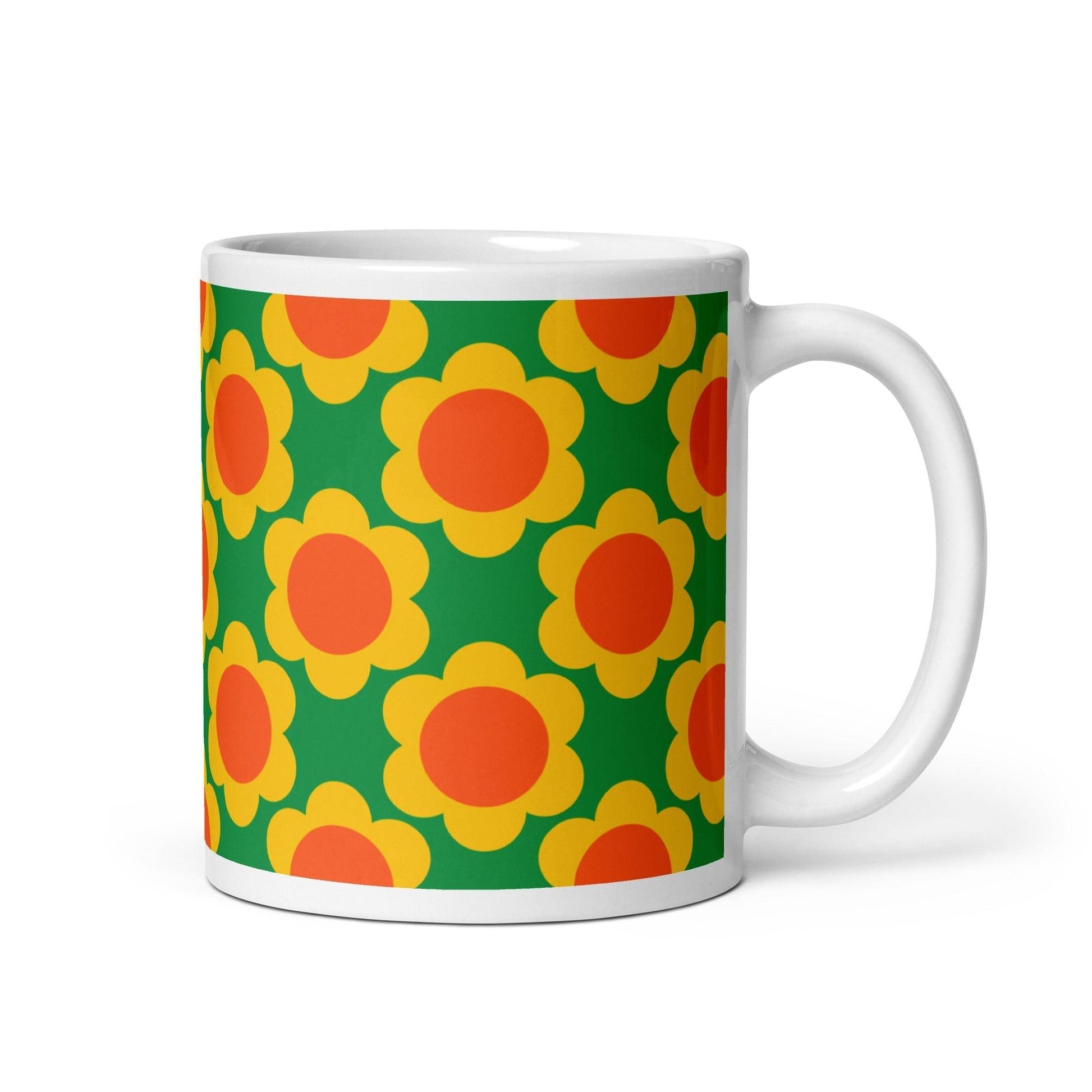 Mug - ELLIE green - Classic Flower Print