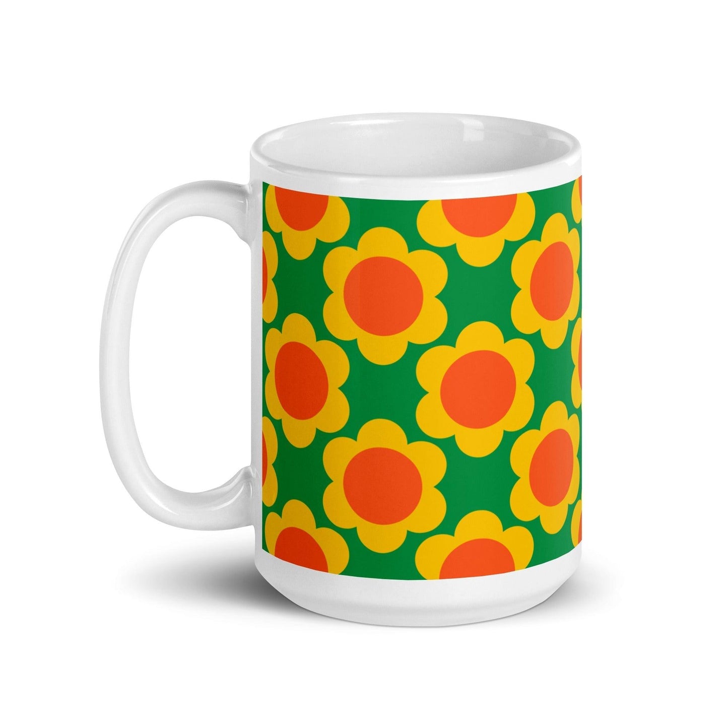 Mug - ELLIE green - Classic Flower Print