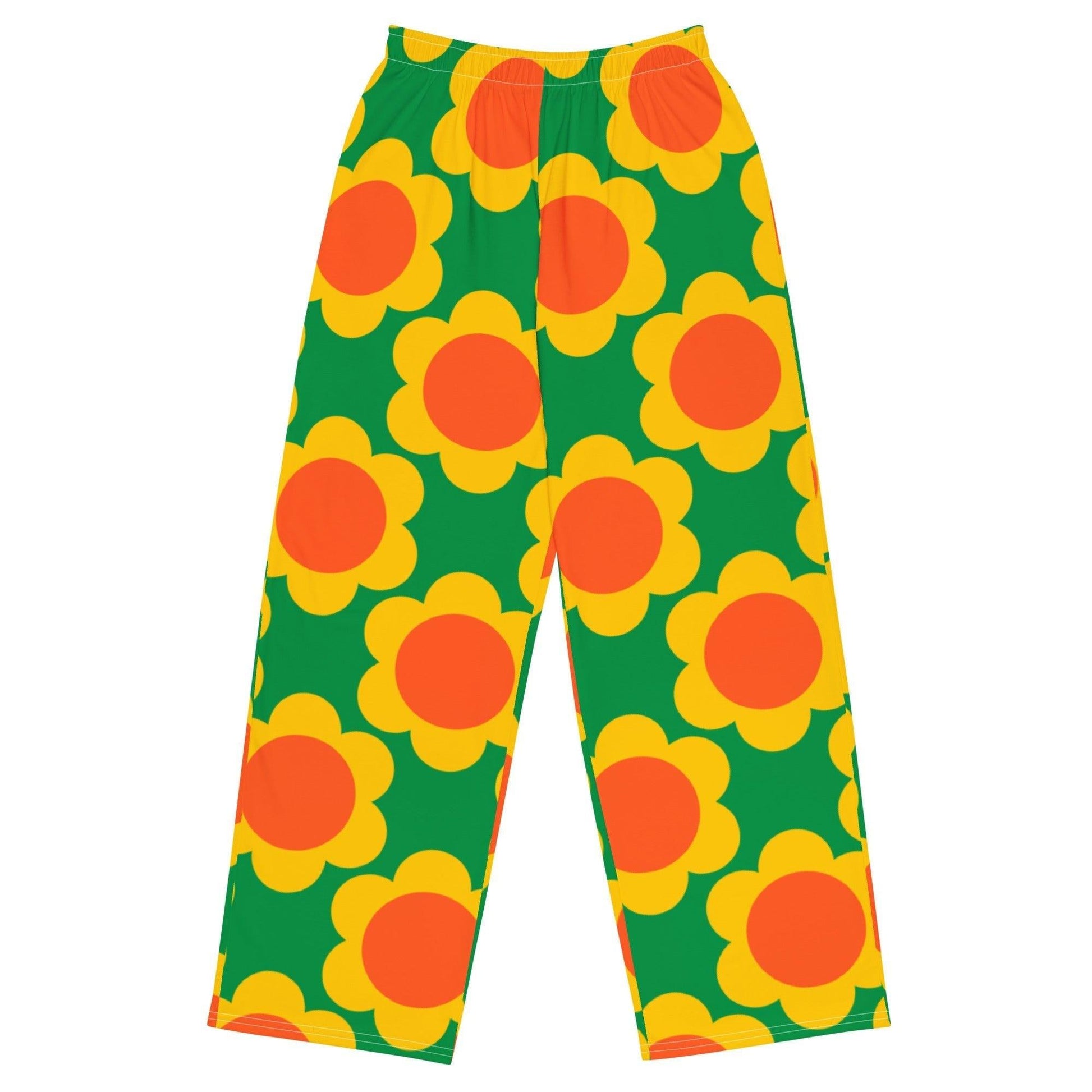 Pants - ELLIE green - Classic Flower Print