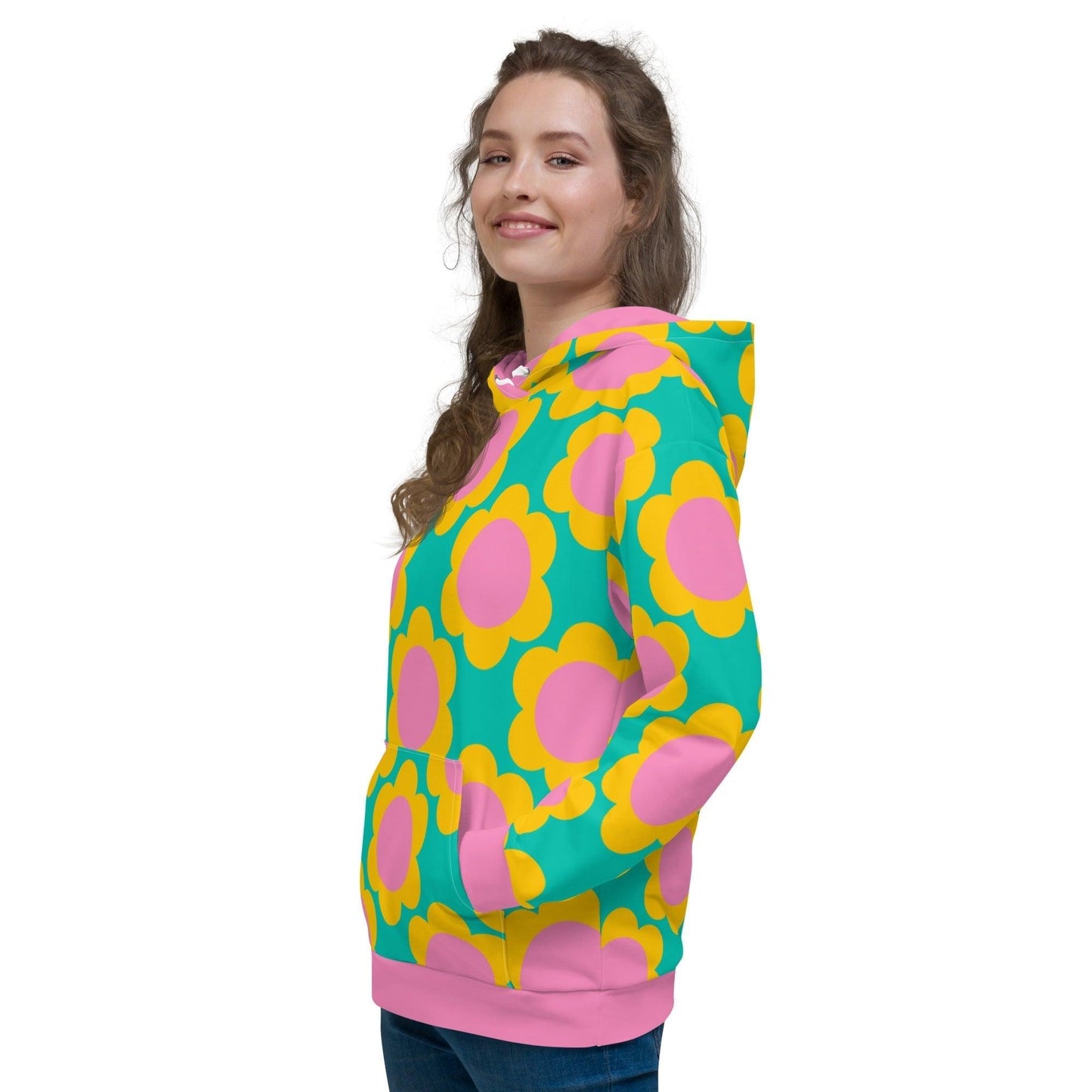 Hoodie - ELLIE - Classic Flower Print