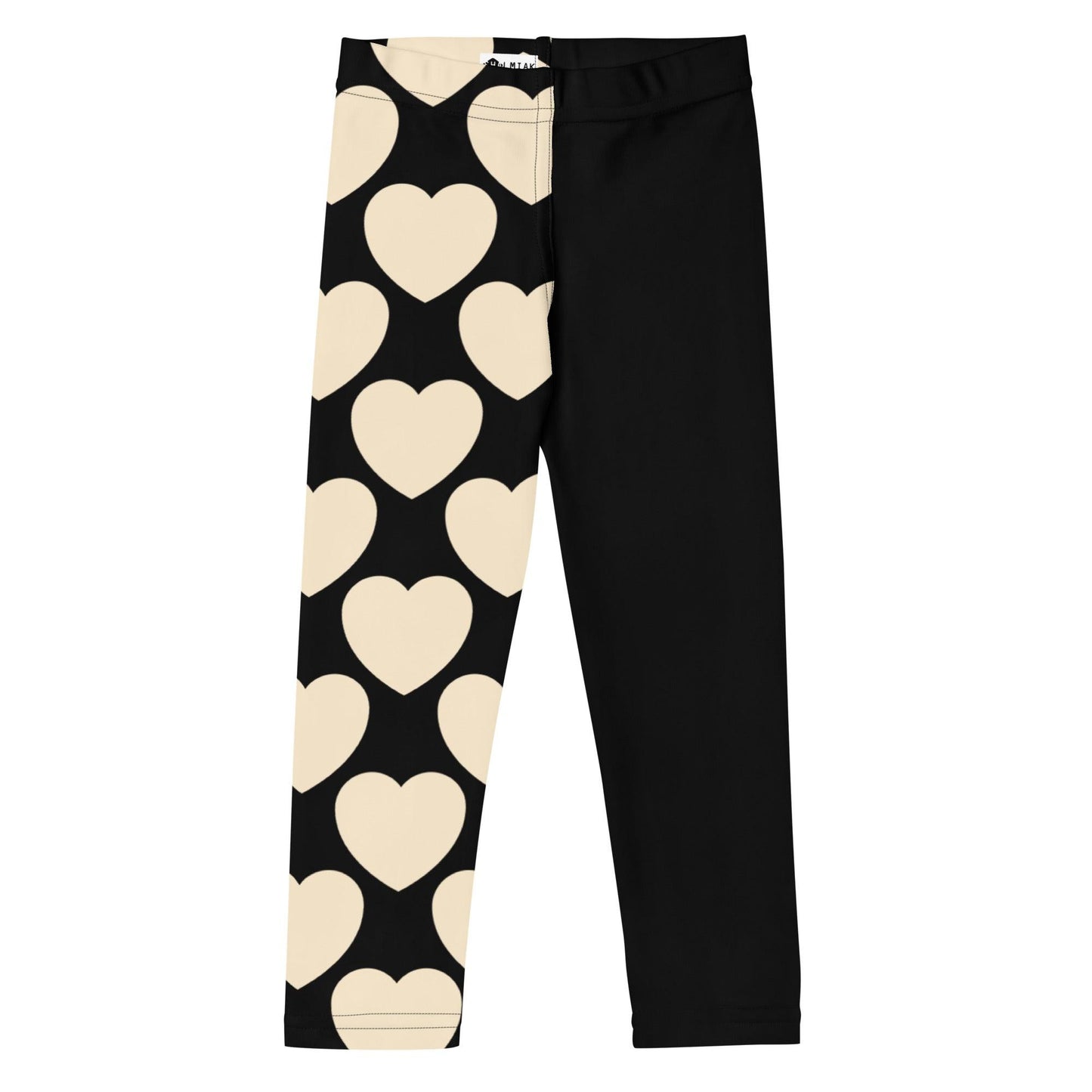 Kids' Leggings - ELLIE LOVE black - Bold Heart Print