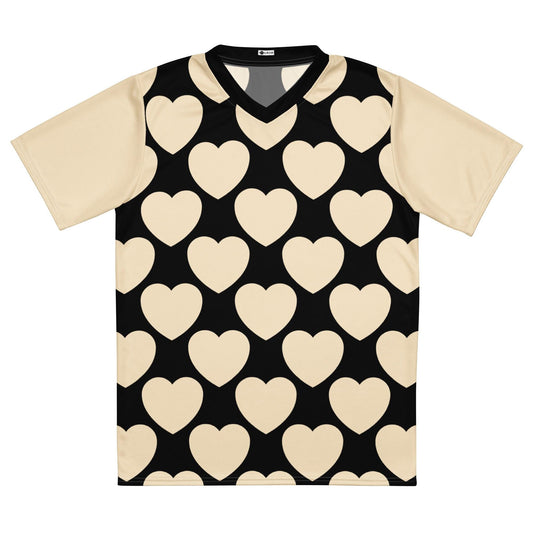 Sports Jersey - ELLIE LOVE black - Bold heart print 6XL