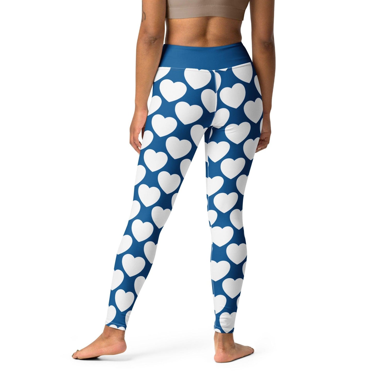 Yoga Leggings -2- ELLIE LOVE fin - Bold Heart Print