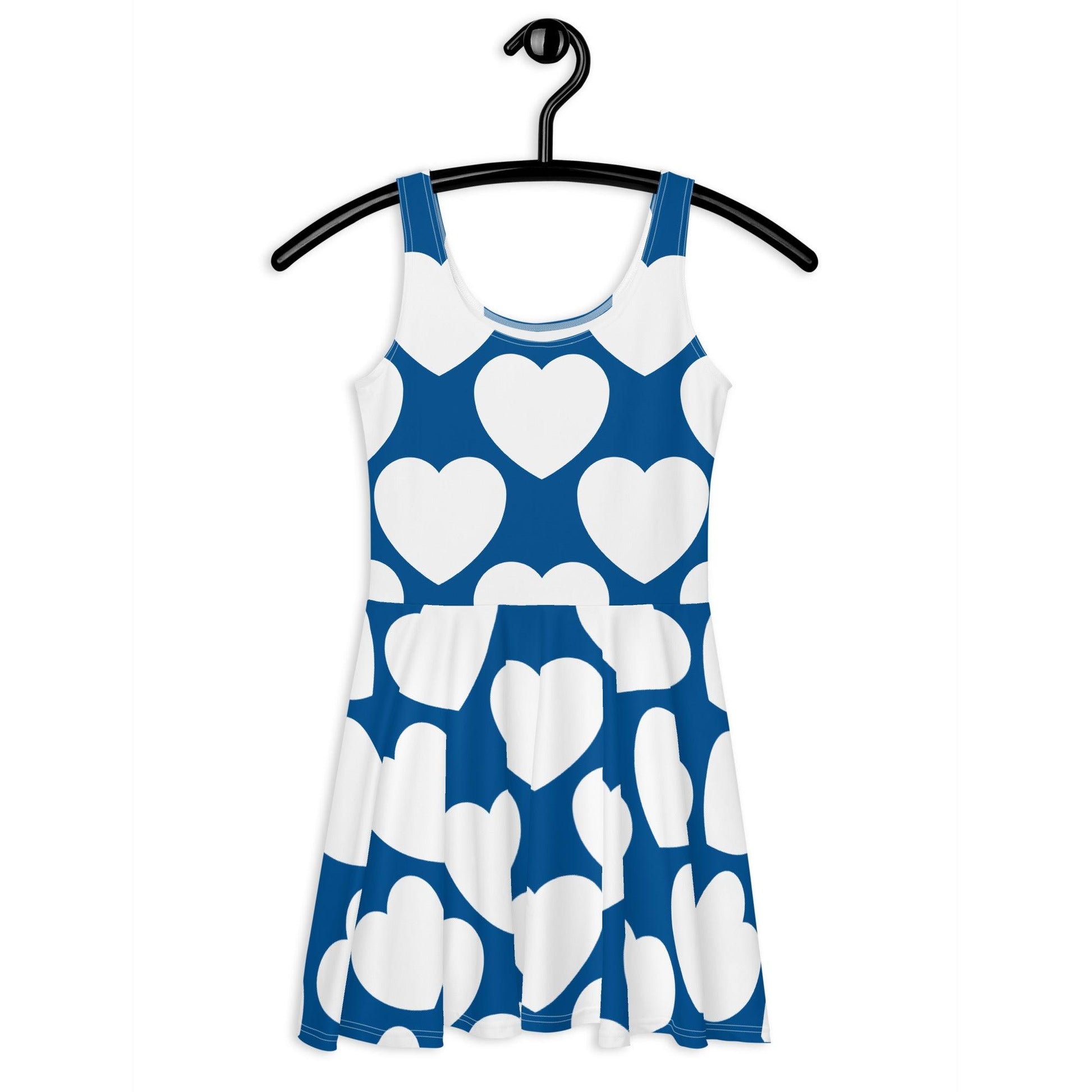 Skater Dress - ELLIE LOVE fin - Bold Heart Print
