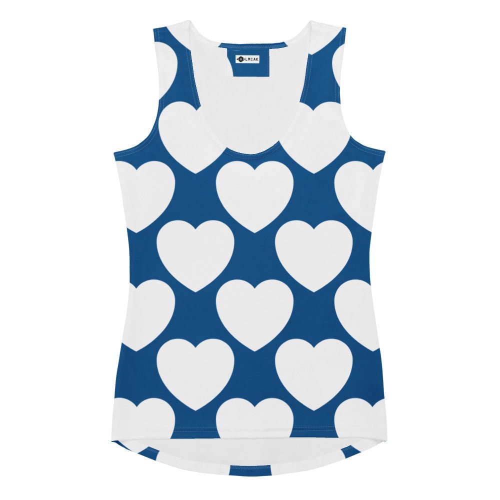 Tank Top - ELLIE LOVE fin - Bold Heart Print