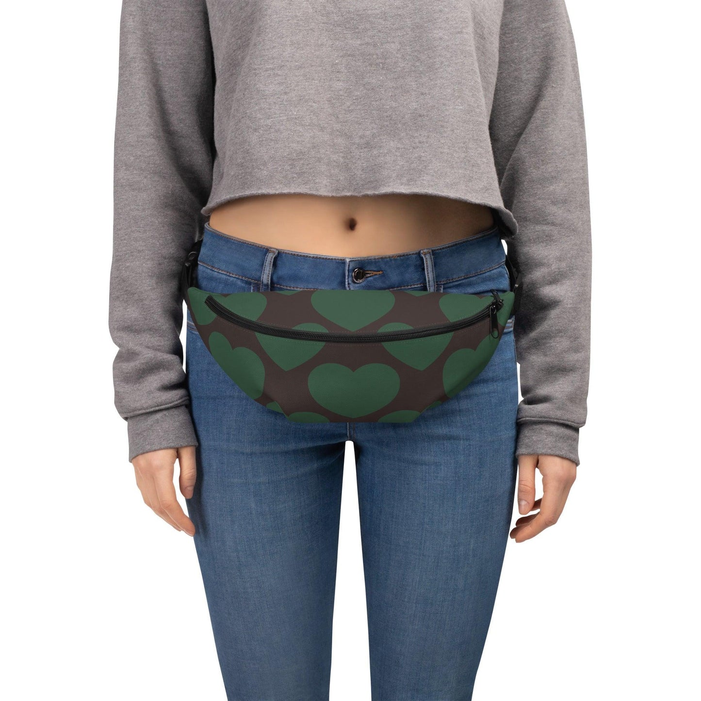 Fanny Pack - ELLIE LOVE forest - Bold Heart Print