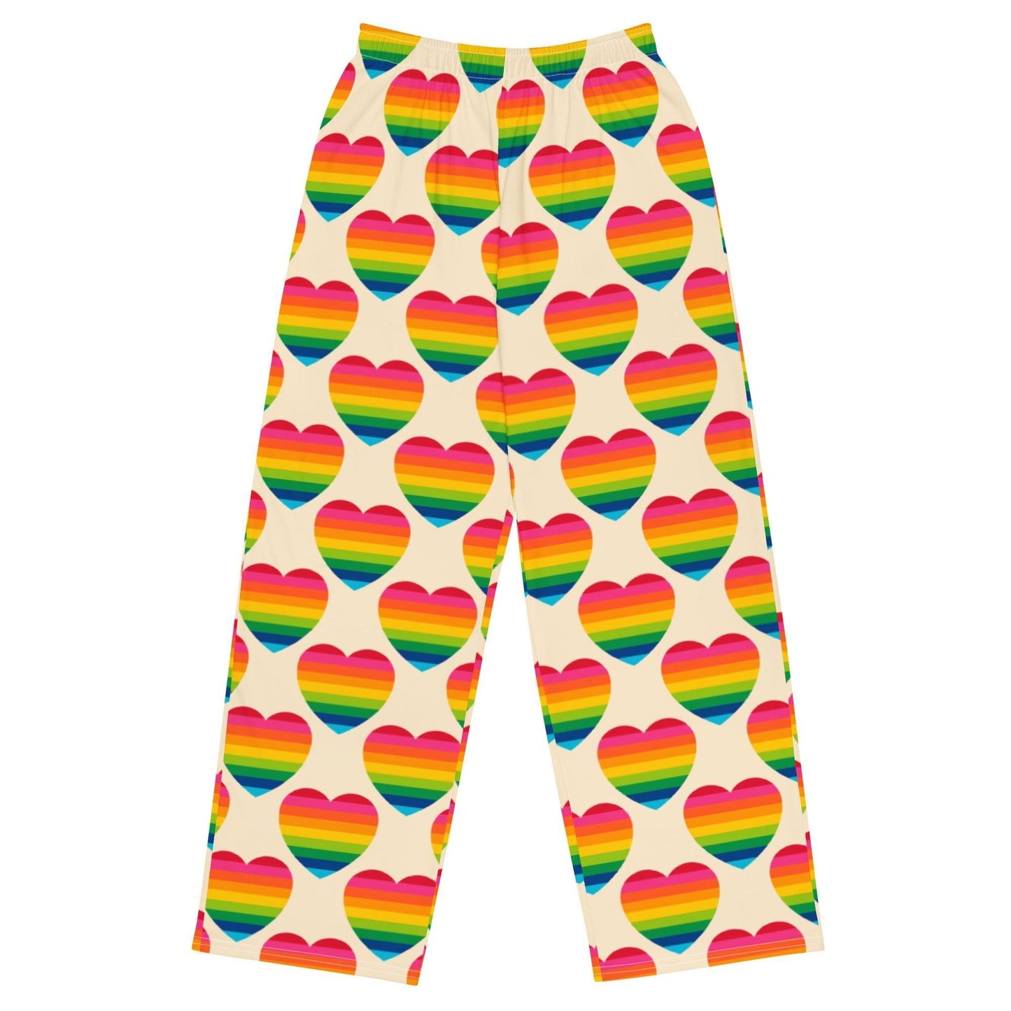 Pants - ELLIE LOVE rainbow - Bold Heart Print