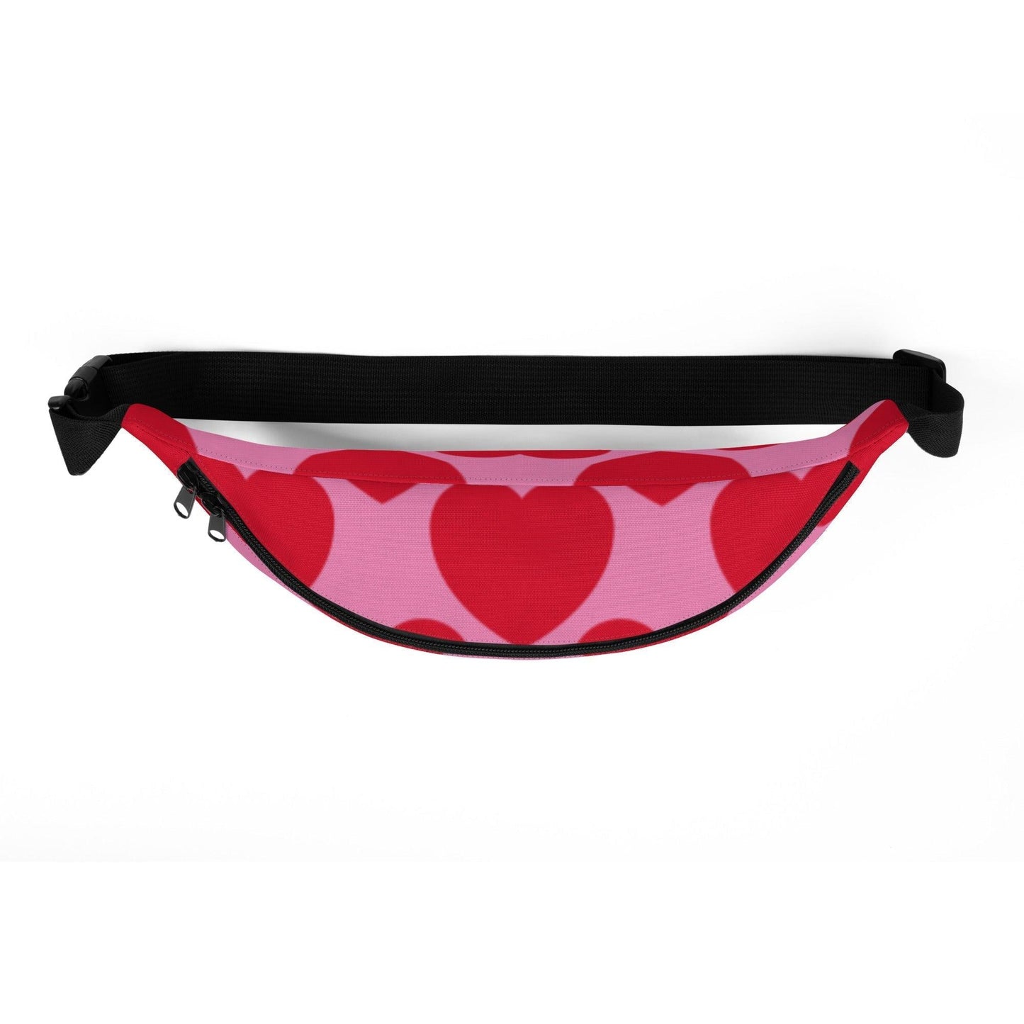 Fanny Pack - ELLIE LOVE red - Bold Heart Print