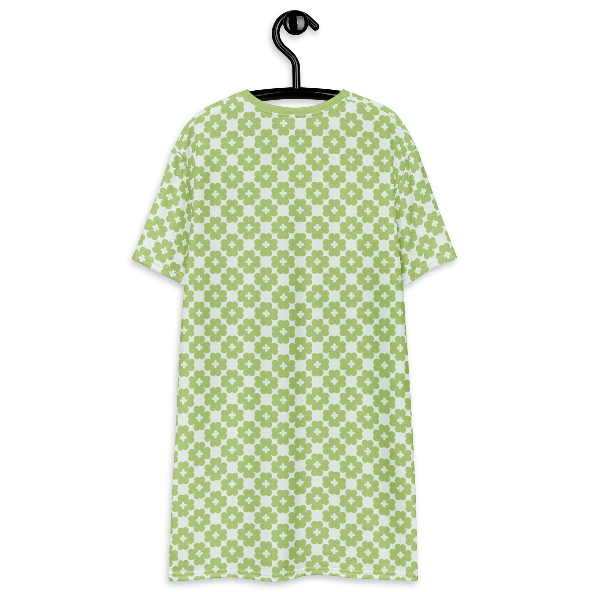 T-Shirt Dress - ELLIE LUCK tender green - Classic Flower Print