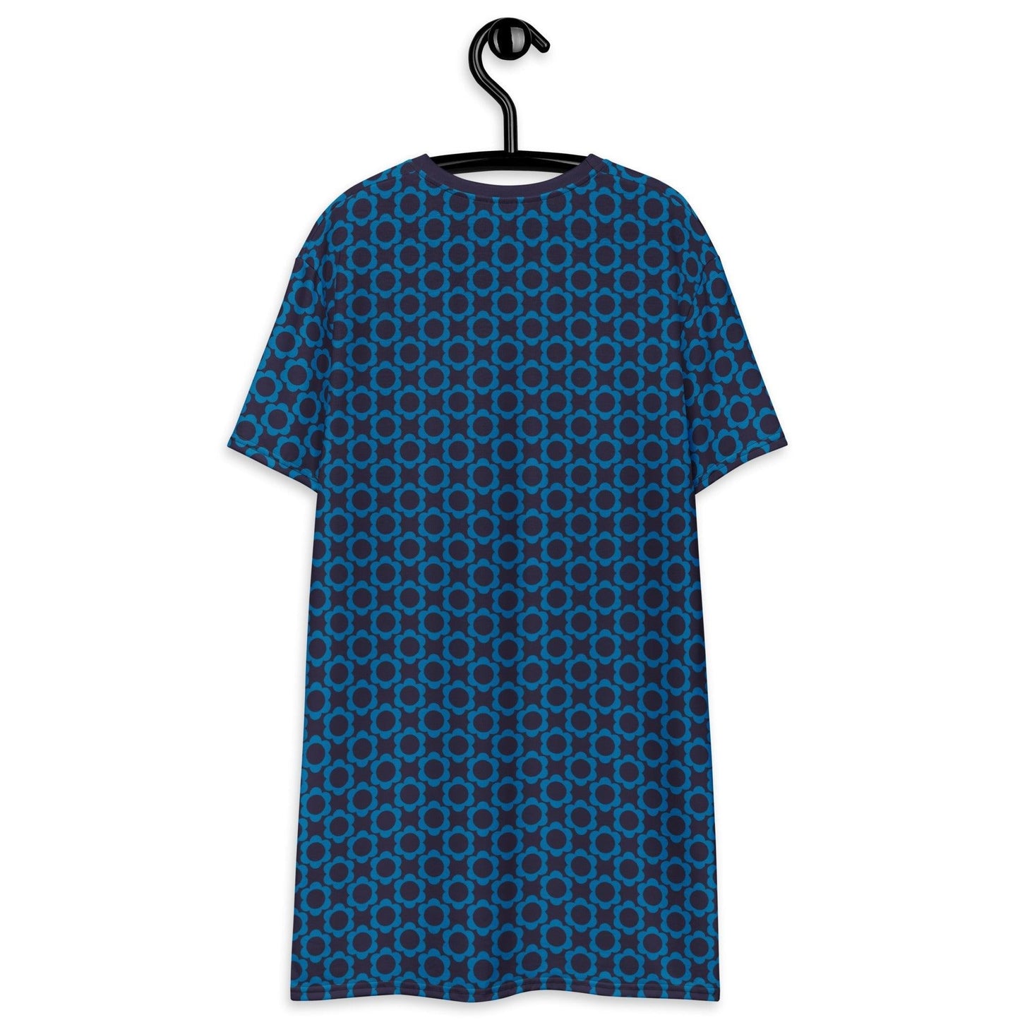 T-Shirt Dress - ELLIE mini blue - Classic Flower Print