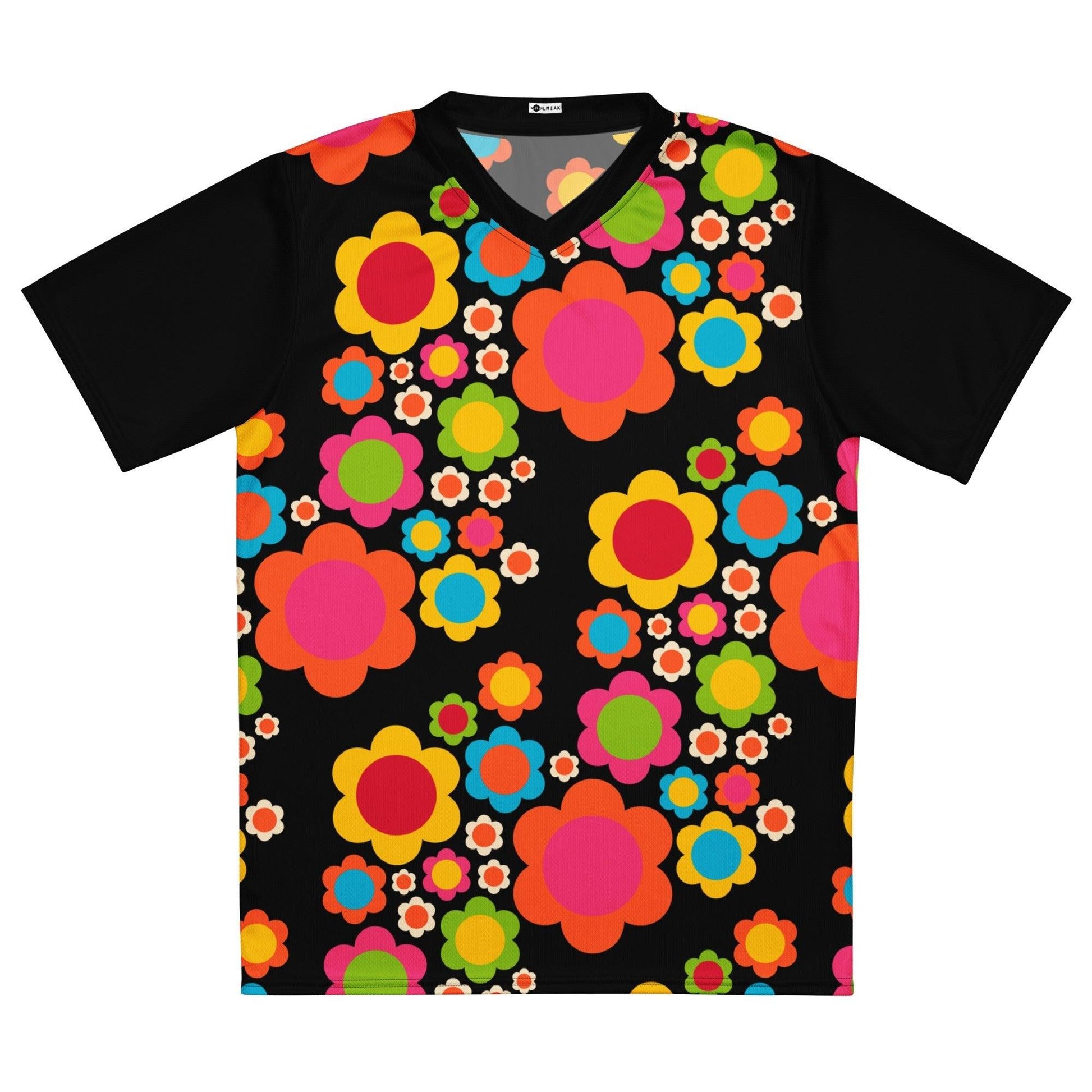 Sports Jersey - ELLIE MIX - Colorful flower mix print 6XL