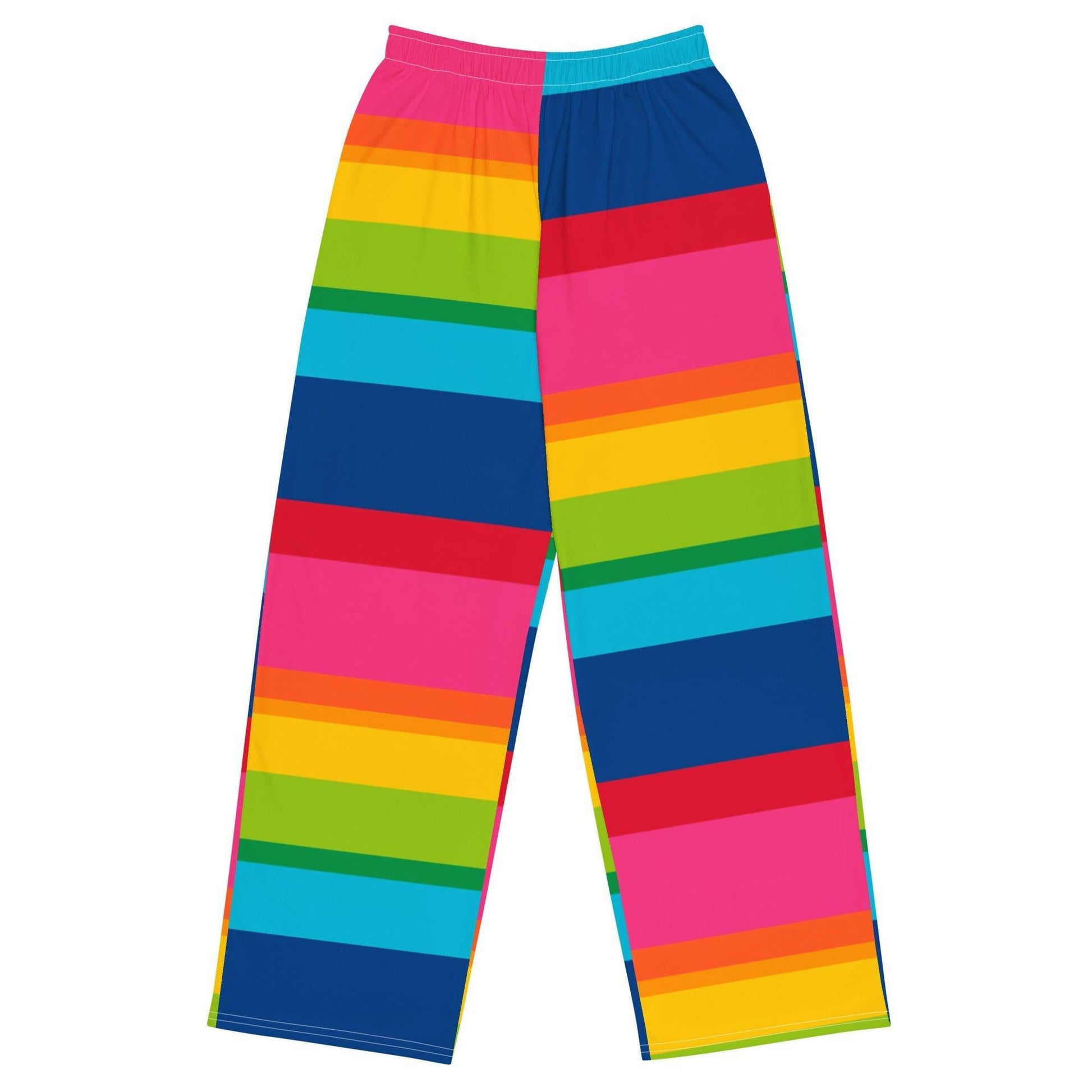 Pants - ELLIE rainbow stripe - Classic Flower Print
