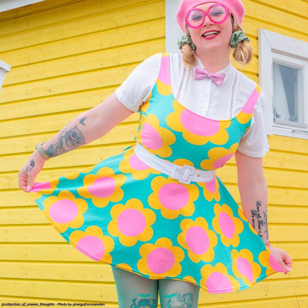 Skater Dress - ELLIE - Classic Flower Print