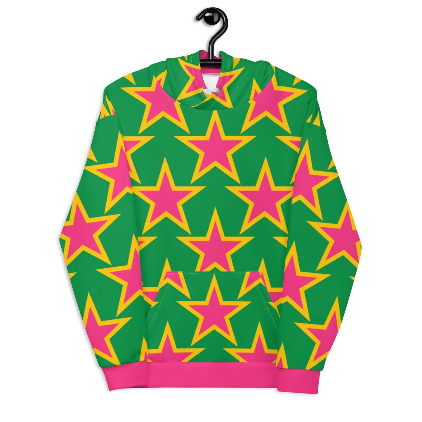 Hoodie - ELLIE STAR green - Classic Flower Print