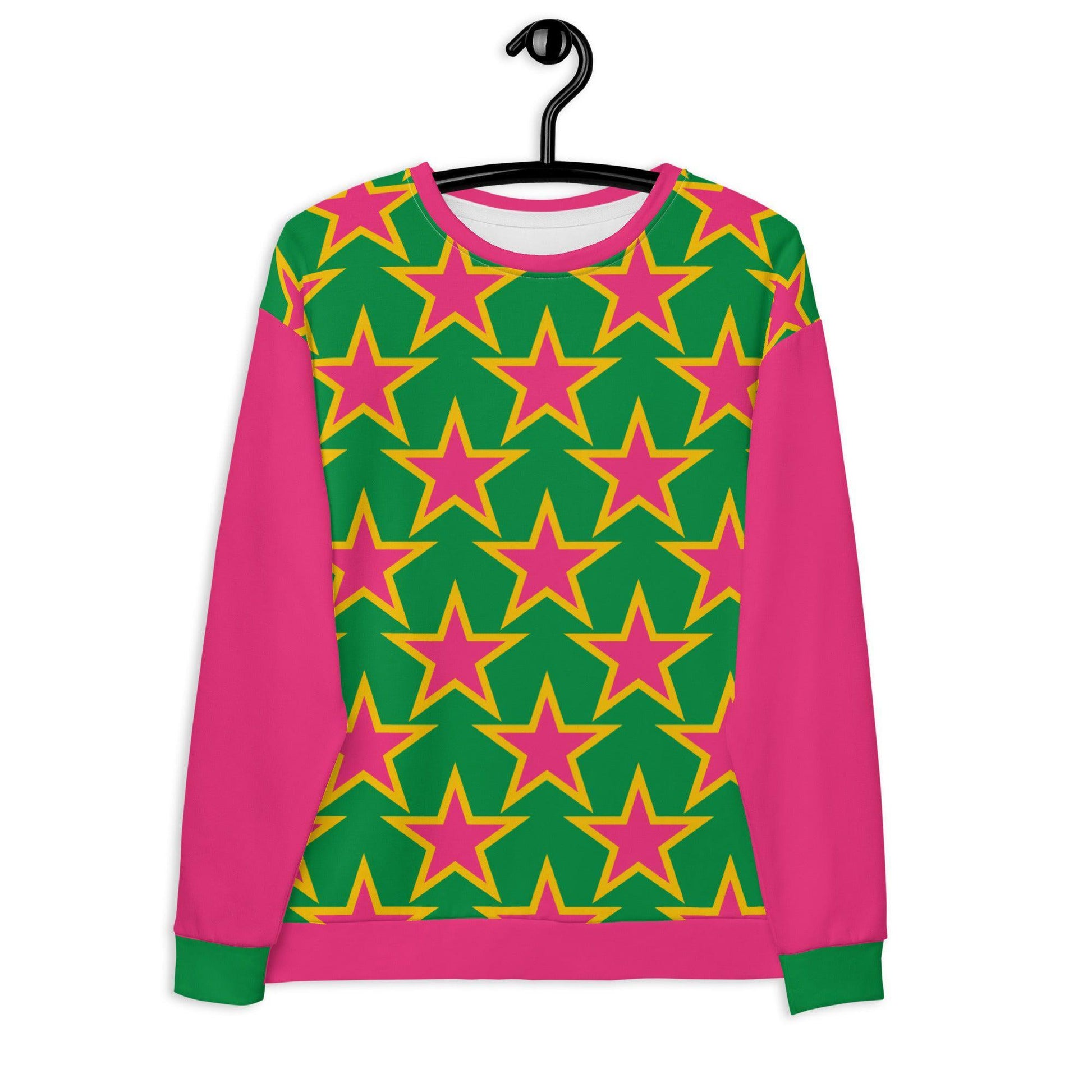 Sweatshirt - ELLIE STAR green - Classic Flower Print
