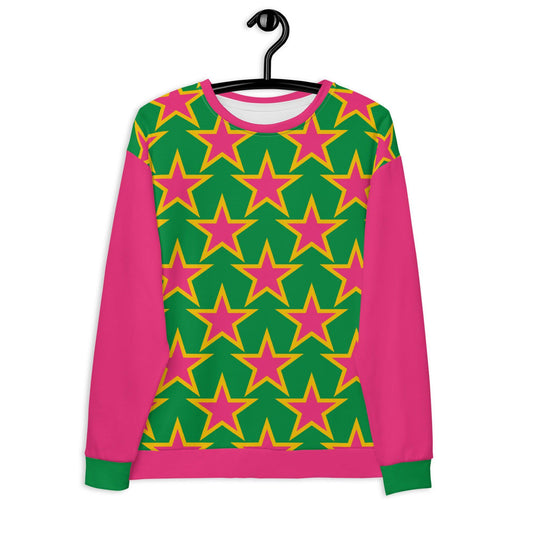 Sweatshirt - ELLIE STAR green - Classic Flower Print
