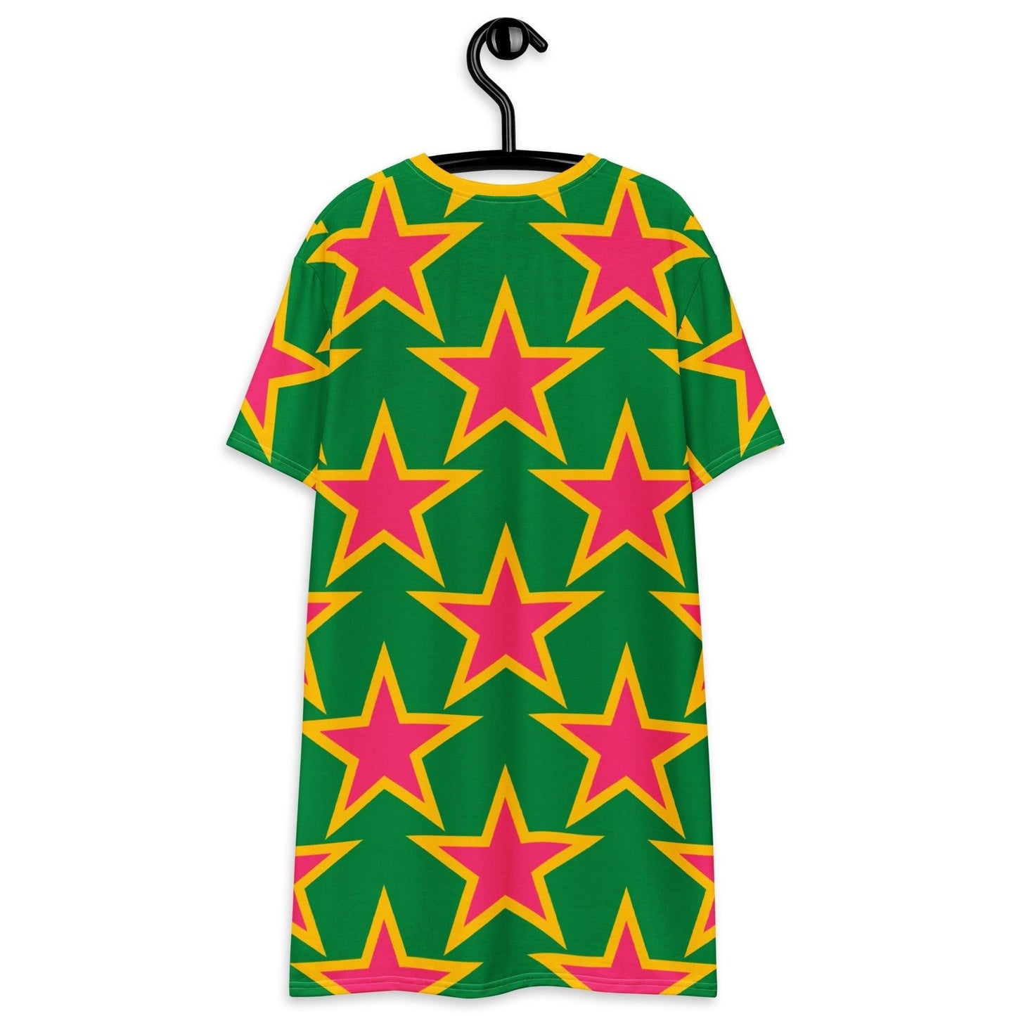T-Shirt Dress - ELLIE STAR green - Classic Flower Print