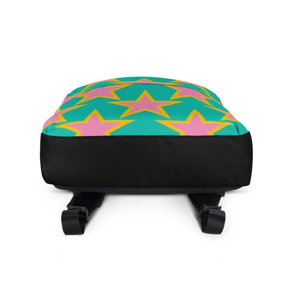 Backpack - ELLIE STAR mint - Classic Flower Print