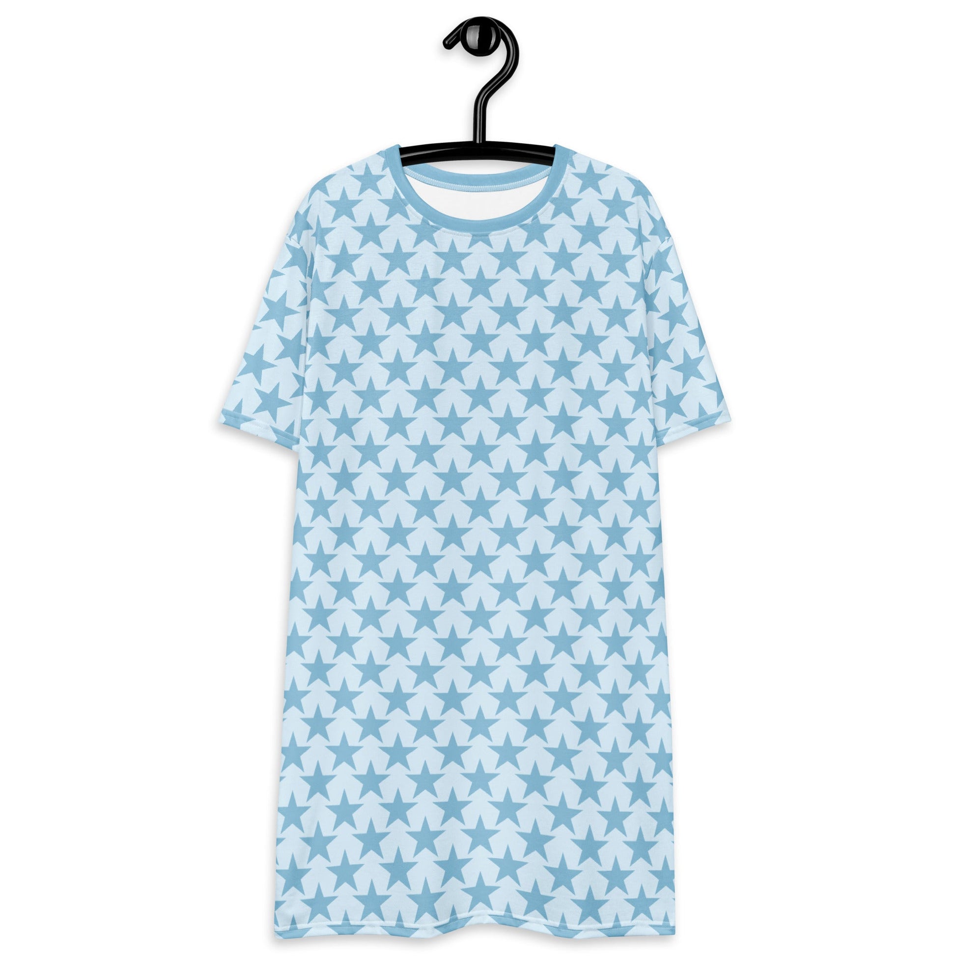 T-Shirt Dress - ELLIE STAR tender blue - Classic Flower Print