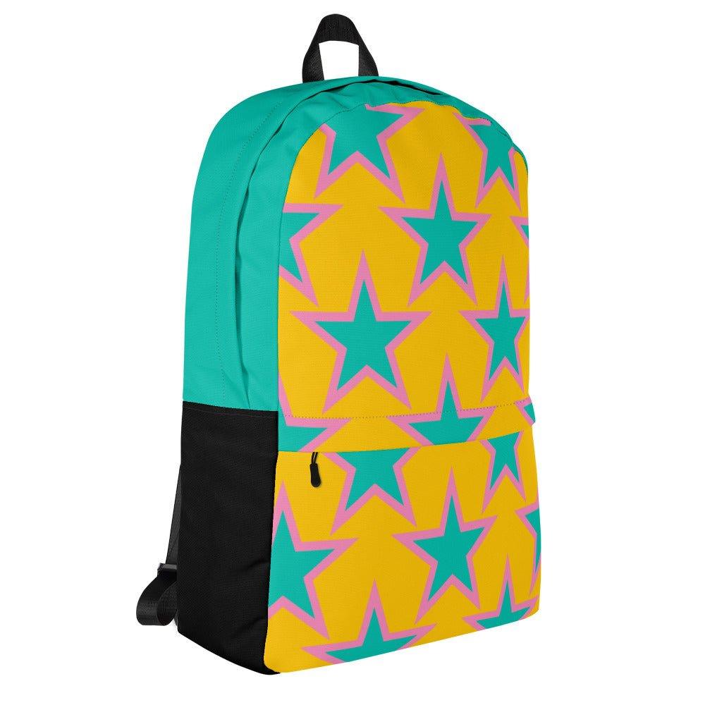 Backpack - ELLIE STAR yellow - Classic Flower Print