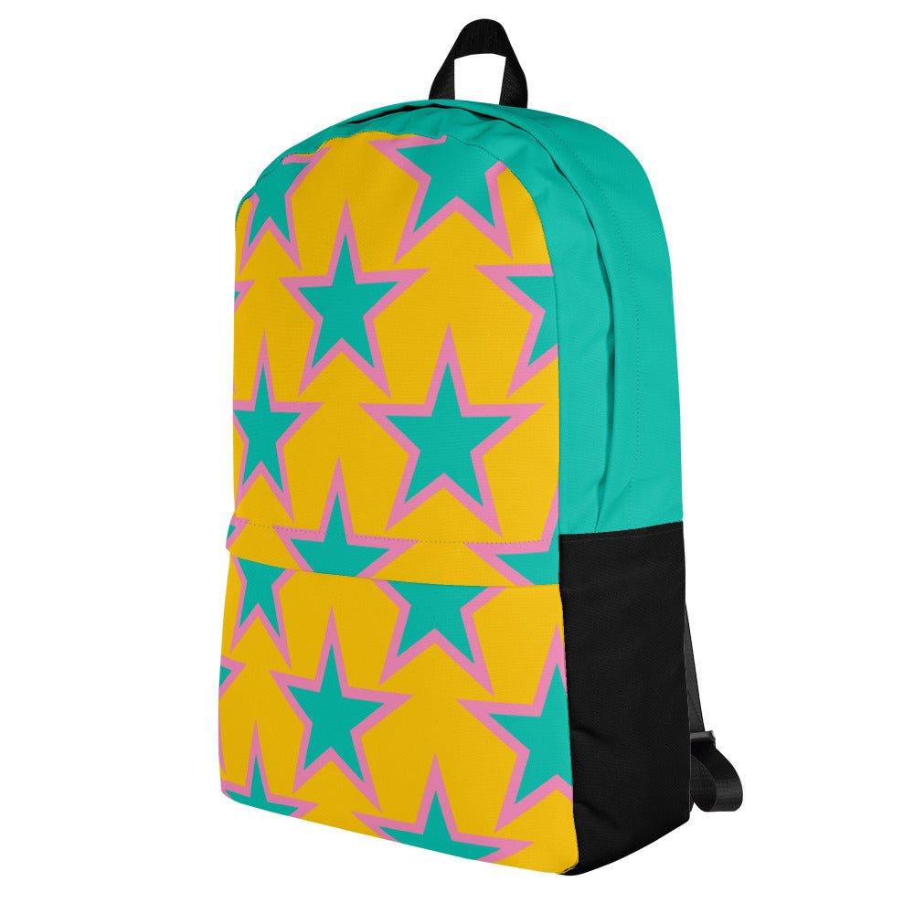 Backpack - ELLIE STAR yellow - Classic Flower Print