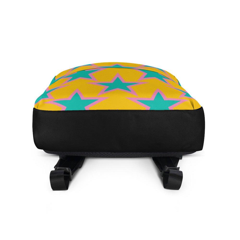 Backpack - ELLIE STAR yellow - Classic Flower Print