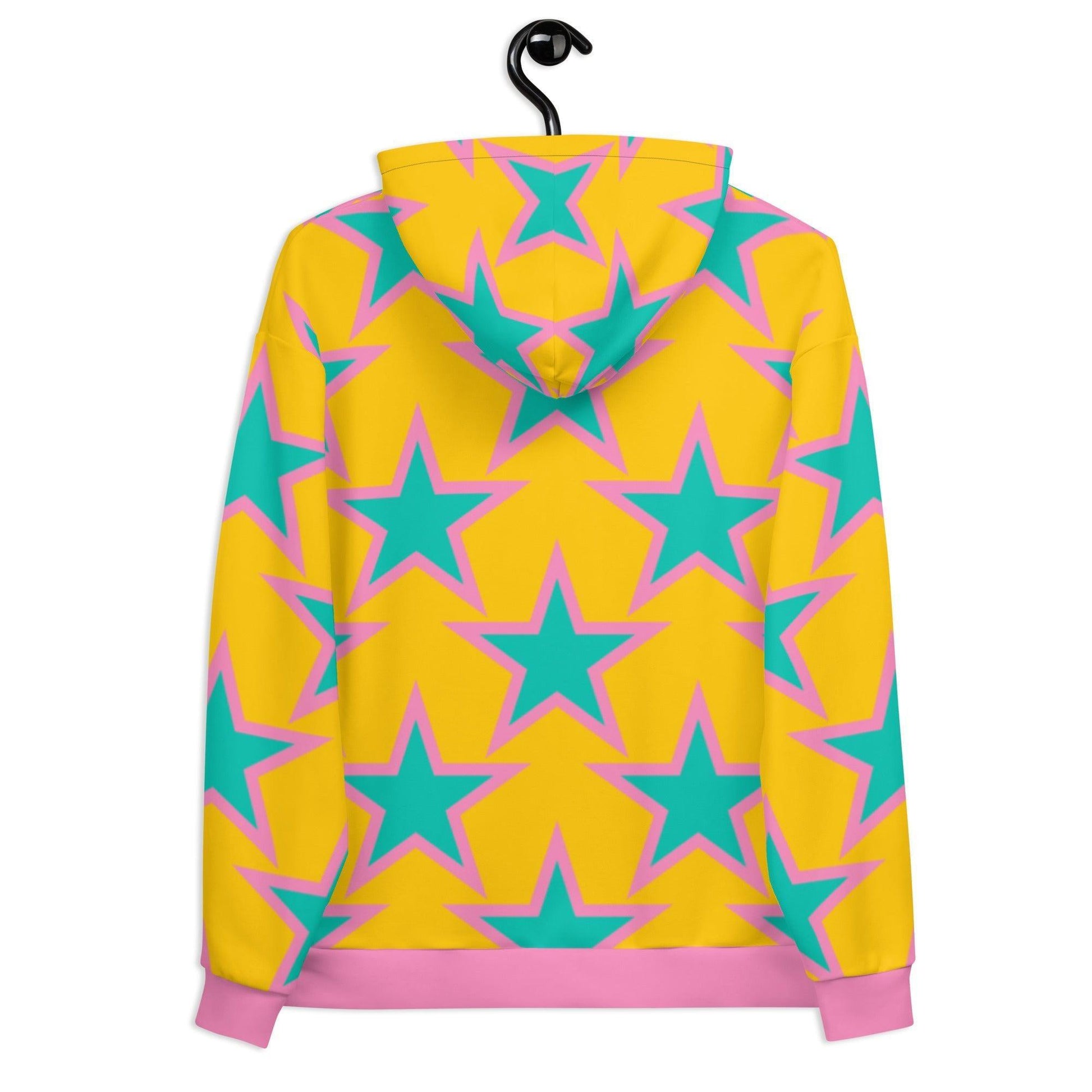 Hoodie - ELLIE STAR yellow - Classic Flower Print