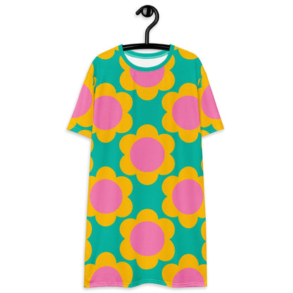 T-Shirt Dress - ELLIE - Classic Flower Print