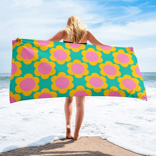 Towel - ELLIE - Classic Flower Print