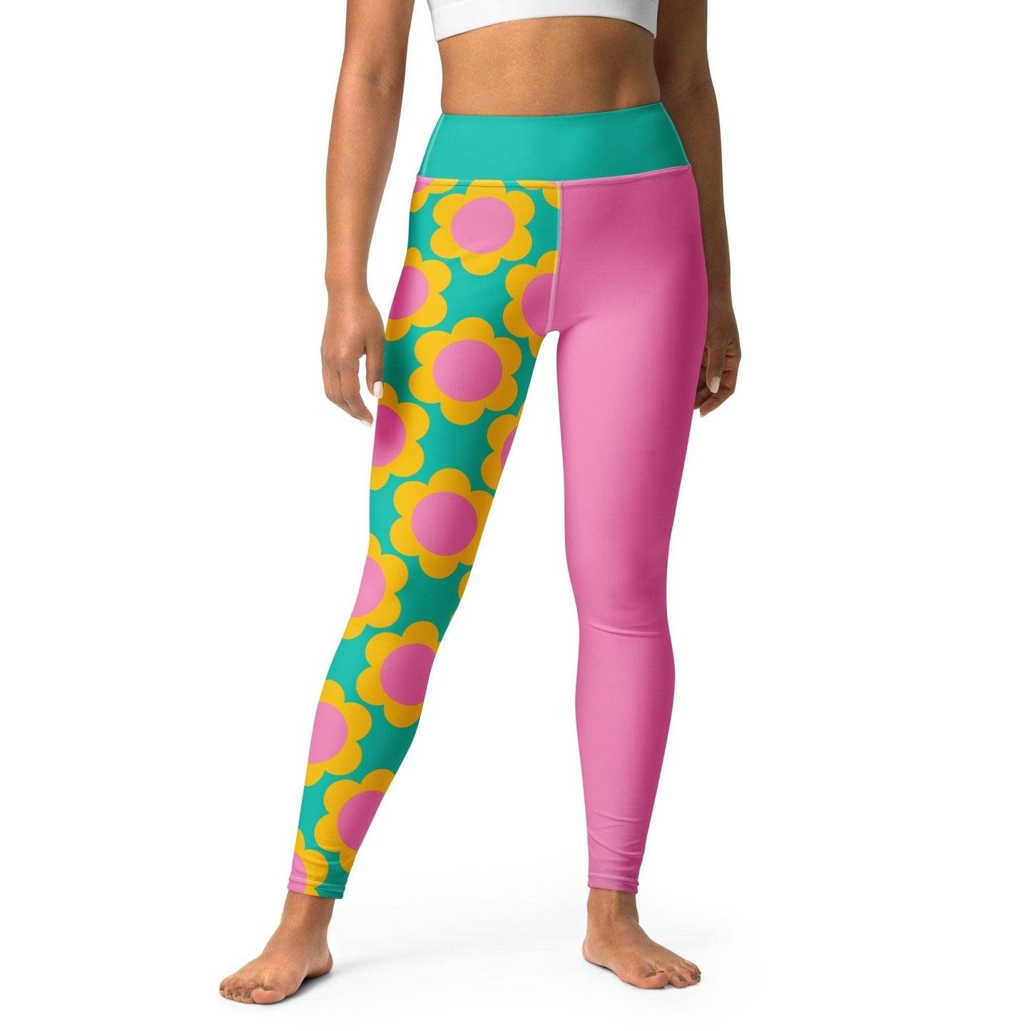 Yoga Leggings - ELLIE - Classic Flower Print