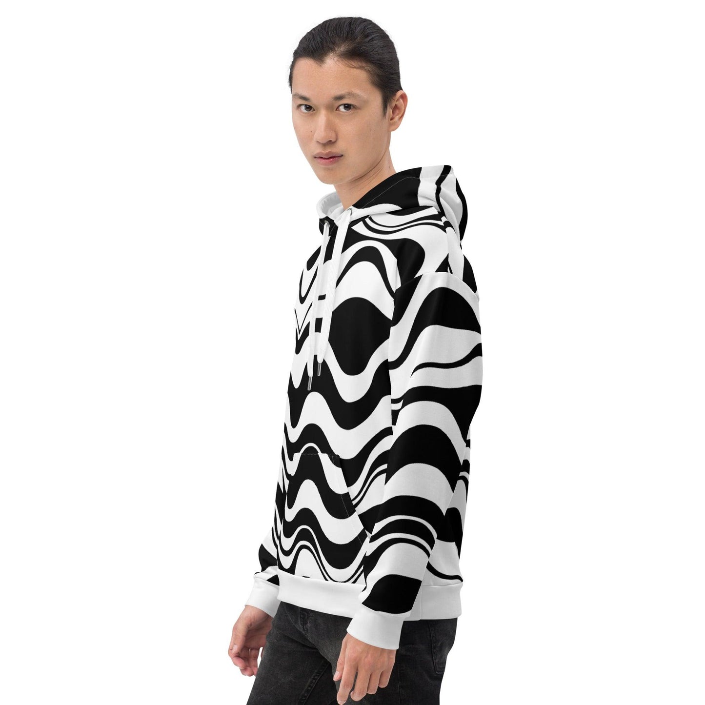 Hoodie - ENERGY WAVES black