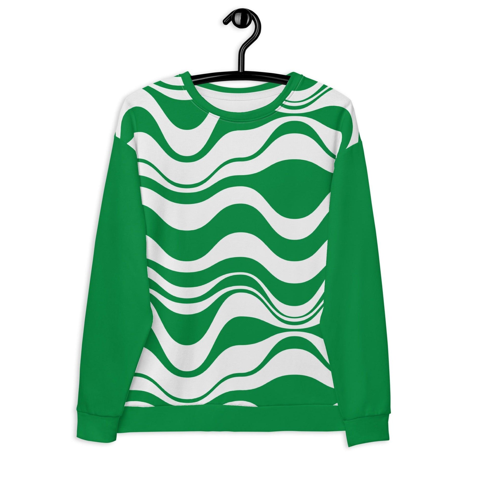 Sweatshirt - ENERGY WAVES green